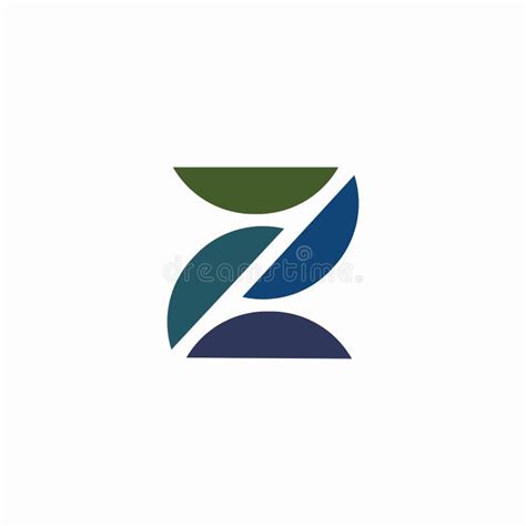 Initial Letter Z Logo Or Zz Logo Vector Design Template Stock Vector