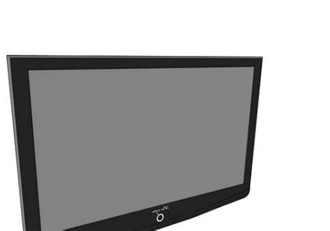 Flat Screen Television 3d Model Max 123free3dmodels