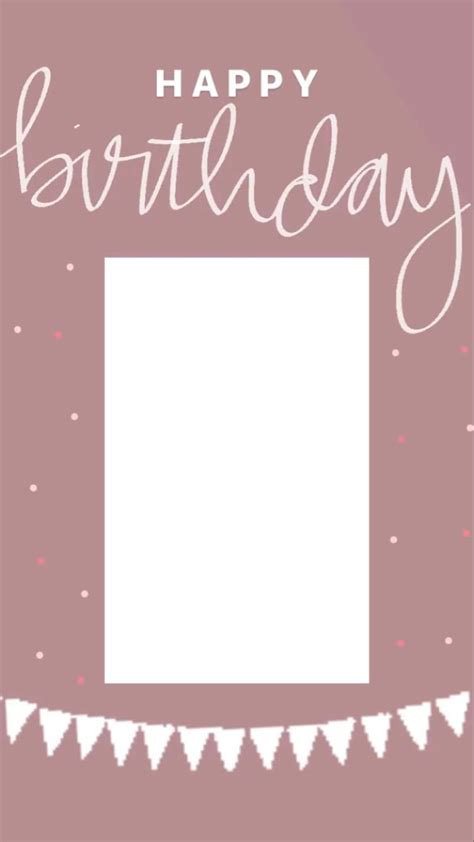 Instagram Story Template Birthday Kartu Ulang Tahun Buatan Tangan | My