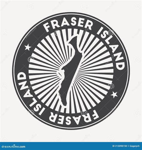 Fraser Island Round Logo Stock Vector Illustration Of Learn 213098738