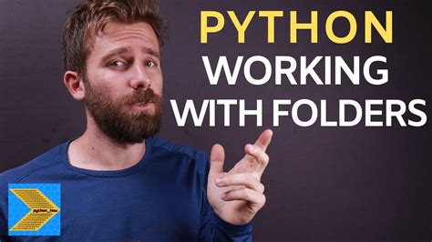 Working With Folders In Python Youtube