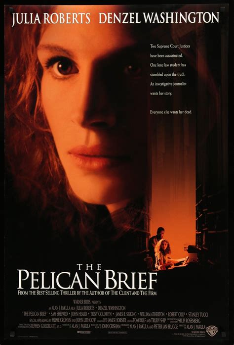 Pelican Brief 1993 In 2022 Pelican Brief Movie Posters Vintage