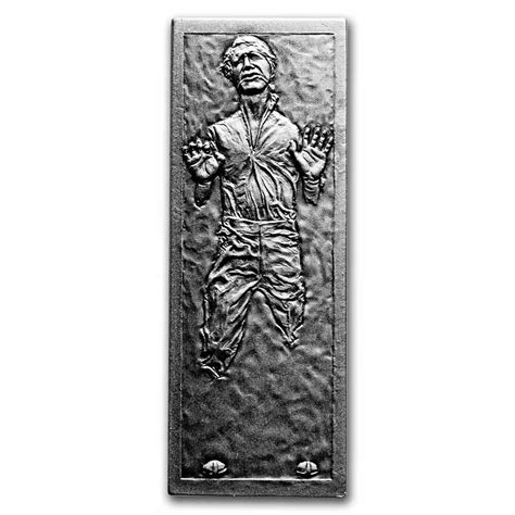 Buy 2022 Niue 1 Oz Silver 2 Star Wars Han Solo In Carbonite Bar Apmex