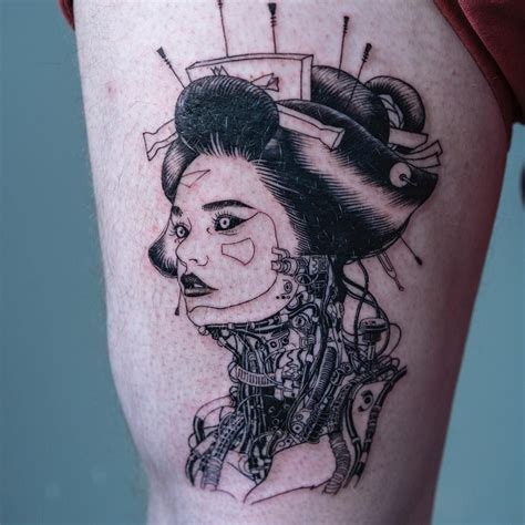 Tattoo Artist Oozy | South Korean tattoo artist Oozy | Tattoo | ARTWOONZ | Cyborg tattoo, Tattoo ...