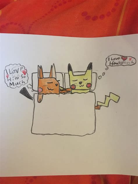 Ling Ling X Pikachu Sleeping Together By Xxmemesarecool On Deviantart