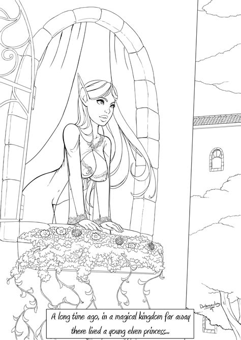 Colouring Book Page 01 By DrGraevling Hentai Foundry