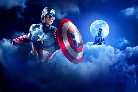 3840x2560 Captain America Disneyland Paris Marvel Summer Of Superheroes