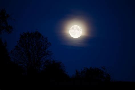 Harvest Full Moon Tonight Blue Moon On Halloween