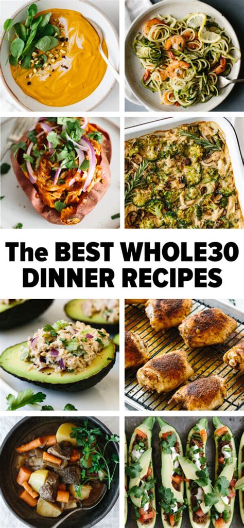 60 Easy Whole30 Dinner Recipes Downshiftology