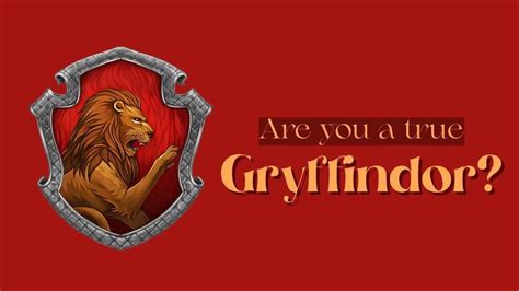 Are You A True Gryffindor ️ Test Yourself ️ Hogwarts Houses Quiz