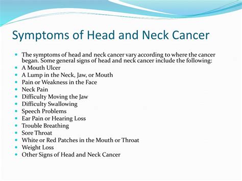 Ppt Head And Neck Cancer Care Amritsar Powerpoint Presentation Free