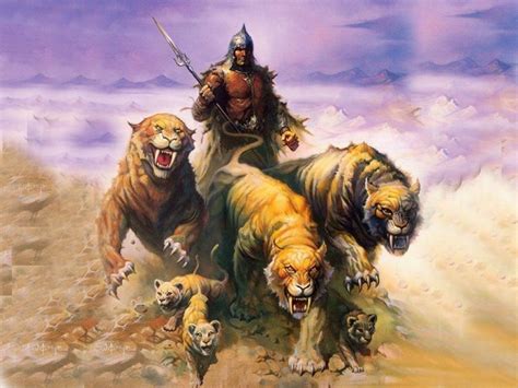 Kingfantasyart Fantasy King Of Tigers Dark Fantasy Art Fantasy