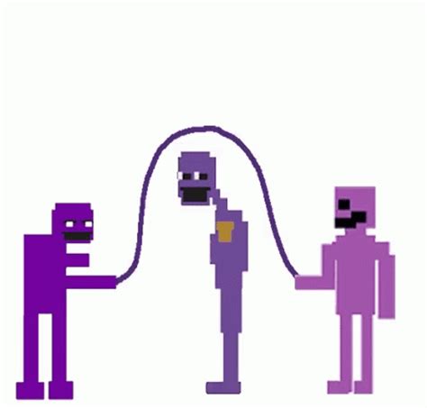 Purple Guys Playing Jump Rope 