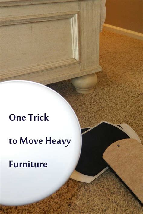 One Simple Trick To Move Heavy Furniture