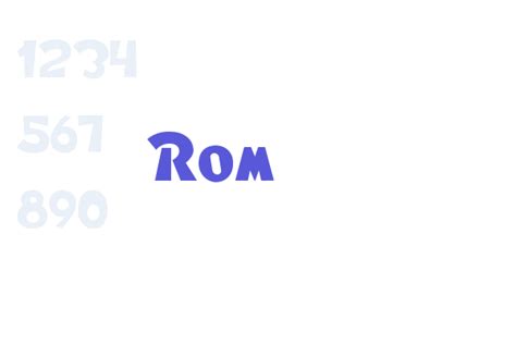 Rom Font Free Download Now