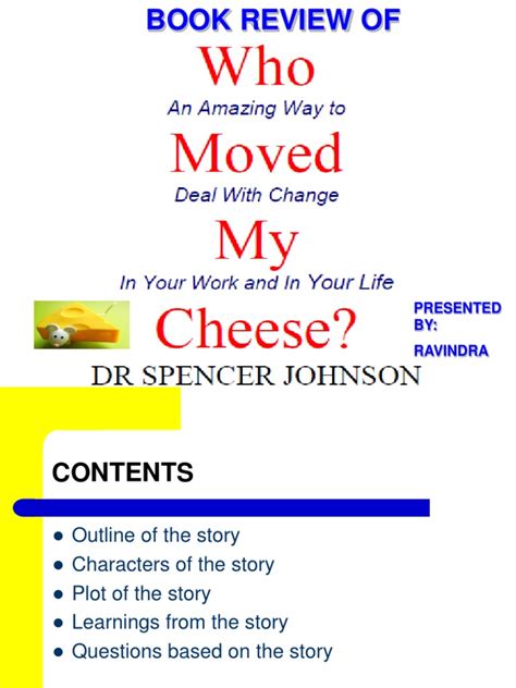 Book Review Of Who Moved My Cheese Pdf