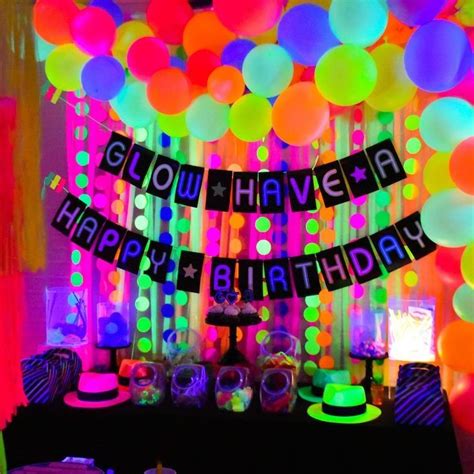 25 Glow Party Neon Party Ideas Light Color Live