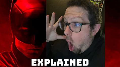 The Batman Ending Explained Youtube