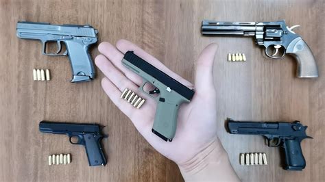 Top 5 Mini Gun In 12 Scale 2022 Miniature Pistol With Bullets Youtube