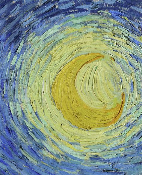 The Starry Night Detail No20 Painting By Vincent Van Gogh Pixels