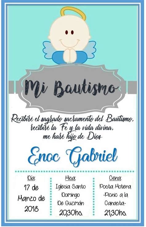 Invitaciones De Bautizo Gratis Para Editar Las Mejores Invitaciones