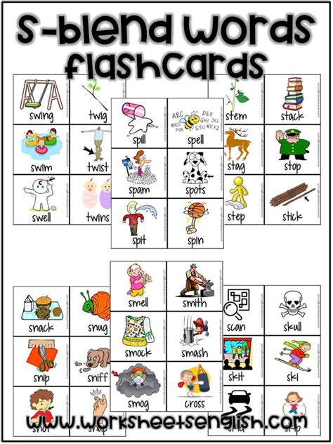 Consonant Blends Flashcards