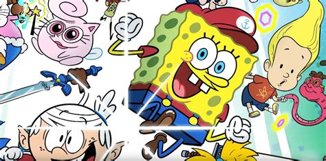 Super Nicktoons Ultimate Art Crosses Over Super Smash Bros And Nickelodeon