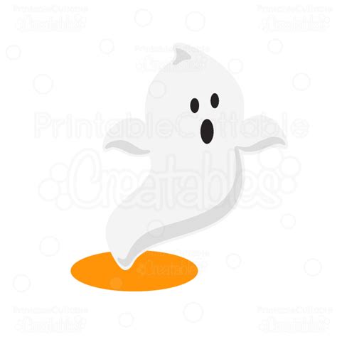 Spooky Halloween Ghost Free Svg Cutting File And Clipart