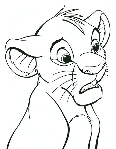 Use all of your favorite colors to make his halloween fantastic. Walt Disney Coloring Pages - Simba - Walt Disney ...