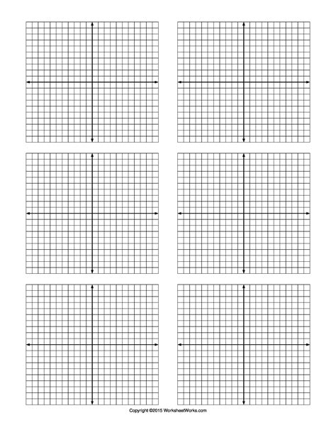 Ccoordinate Grid Graph Paper Printable Template Printable Printable