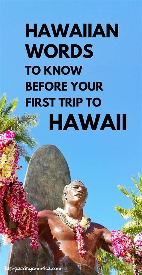 common hawaiian words and phrases for your first trip to hawaii in 2020 hawaii travel maui