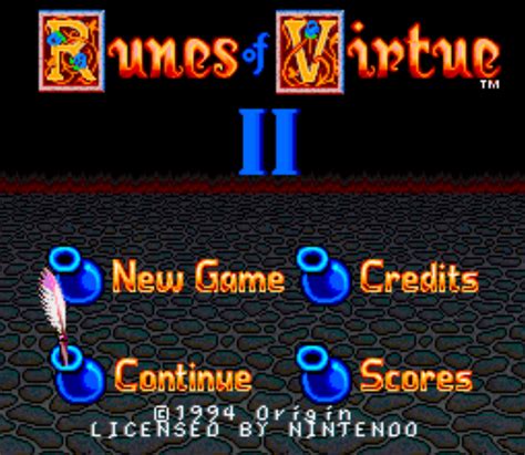 Ultima Runes Of Virtue 2 Guides And Walkthroughs