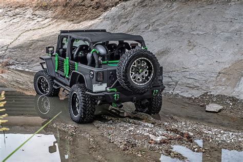 Black Green Monster Energy Jeep Jk Offroad Build — Gallery