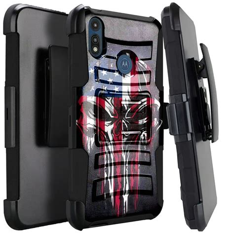 Dalux Hybrid Kickstand Holster Phone Case Compatible With Motorola Moto
