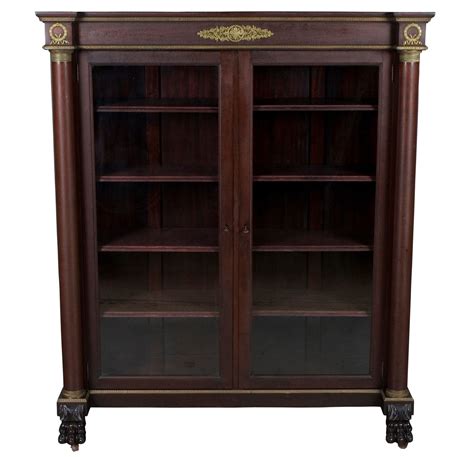 This is enough space to not only store your books. Antique Bookcase With Glass Doors | Bookcase with glass ...