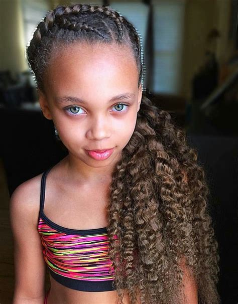 Little Girl Hairstyles For Mixed Hair Pretty Little Girl Lil Girl
