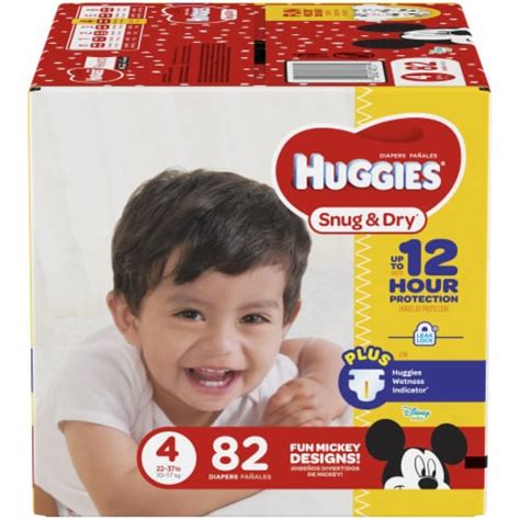 Huggies Snug And Dry Size 4 Diapers 82 Count Foods Co