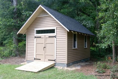 12x16 Gainesville Shed With Steep Roof Pitch Traditional Granny