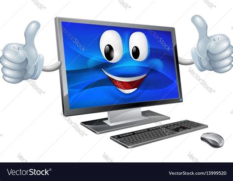 K21738434 fotosearch stock photography and stock footage helps you find the perfect photo or footage, fast! Desktop computer mascot vector image on VectorStock ...