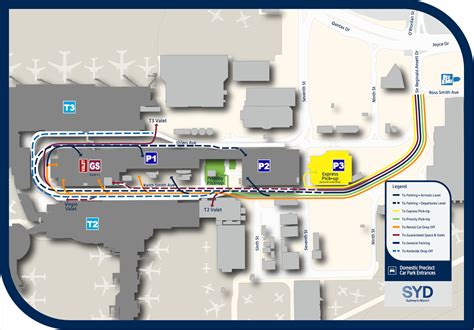 Sydney Airport Terminal Map