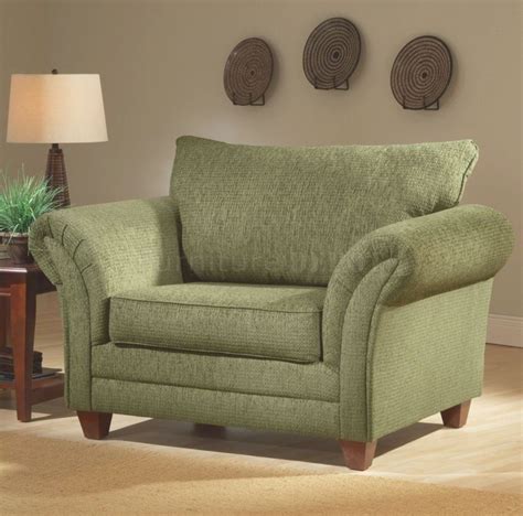 Overstuffed Green Chairso Comfy Visions Of Home Within Elegant