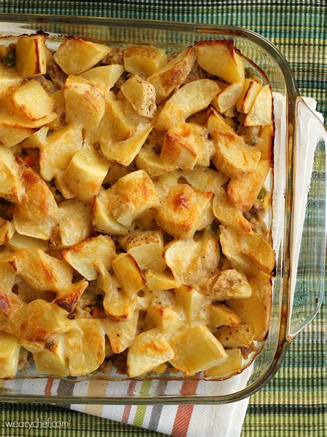 Simple Meat And Potatoes Casserole Recipe Ground Turkey Or Beef
