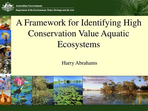 Ppt A Framework For Identifying High Conservation Value Aquatic
