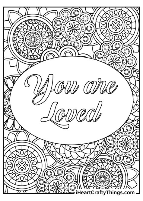 stress coloring pages free printable