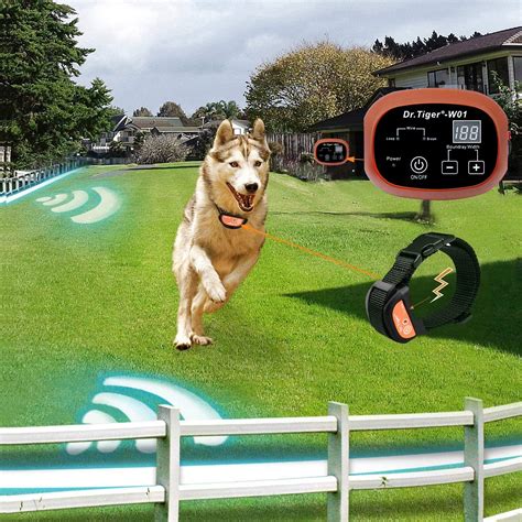 Drtiger 1 Receiver Electric Dog Fence With Rechargeable