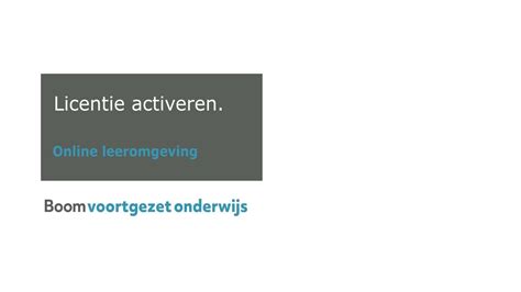 Licentie activeren - YouTube