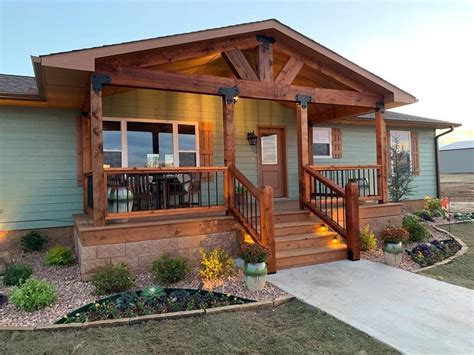 19 Front Porch Ideas For Manufactured Homes Home Elements And Style