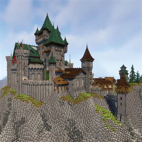 Minecraft Mountain Castle Ideas