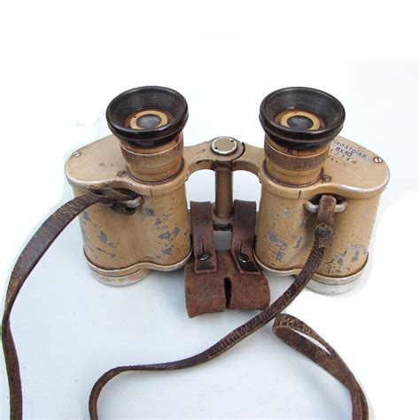 Wwii German Armed Forces Tan 6×30 Binoculars Maker Ddx Rj Militaria
