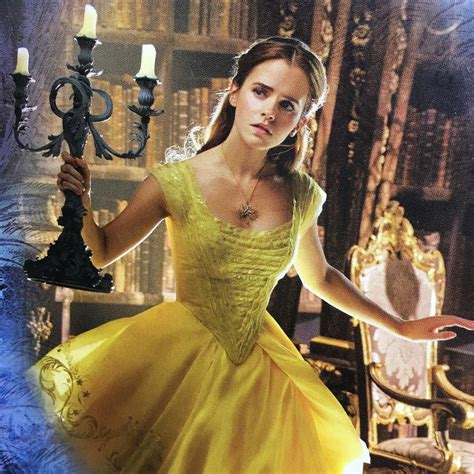Emma Watson New Picture Of Emma Watson In Belle S Yellow Gown